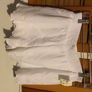 Lined summer cotton shorts